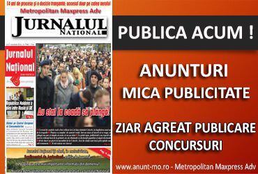 anunt jurnalul national